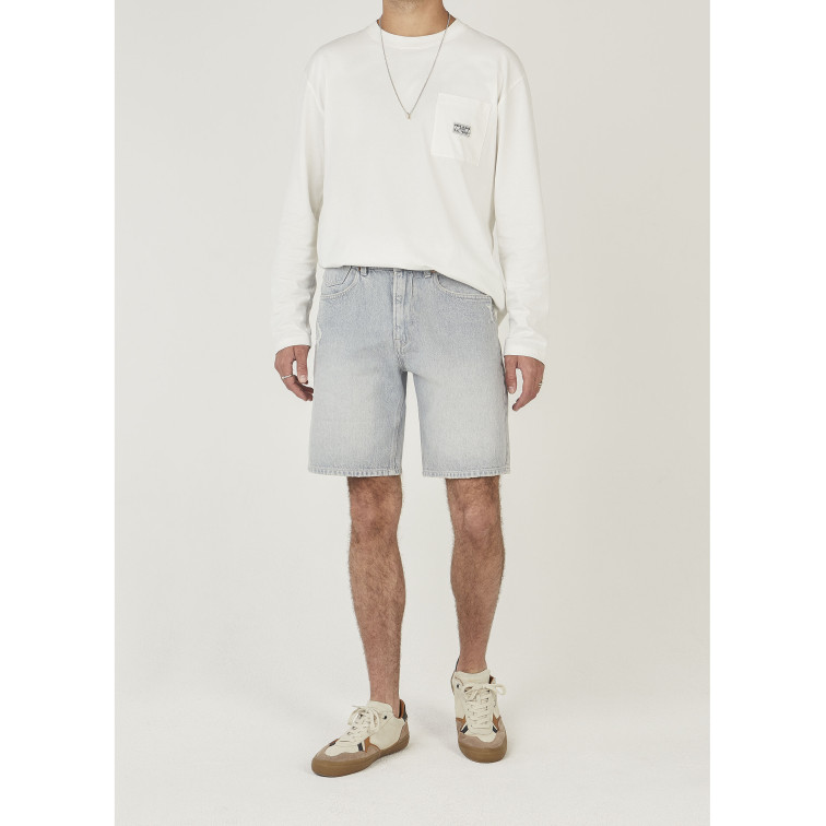 le short homme  pepe jeans loose short tom worn stone gre