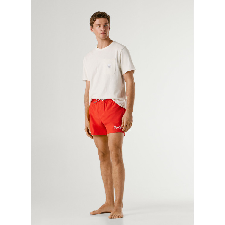 slip de bain homme  pepe jeans pj solid swimshort