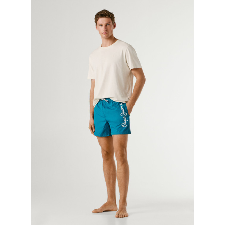 slip de bain homme  pepe jeans logo swimshort