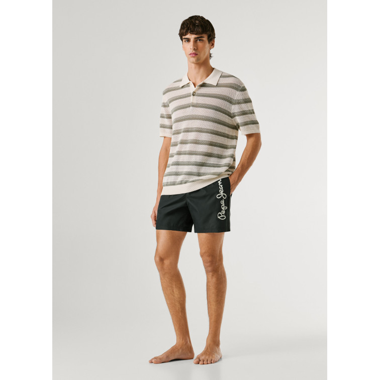 slip de bain homme  pepe jeans logo swimshort