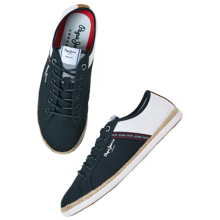 sneakers en toile homme pepe jeans maui