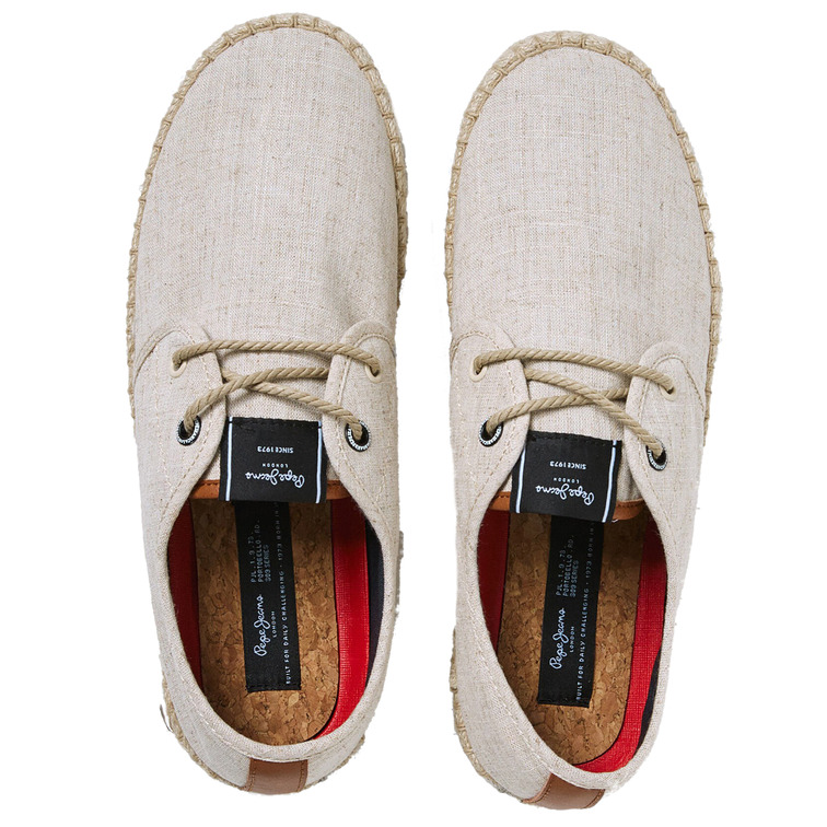 espadrilles en toile homme pepe jeans tourist