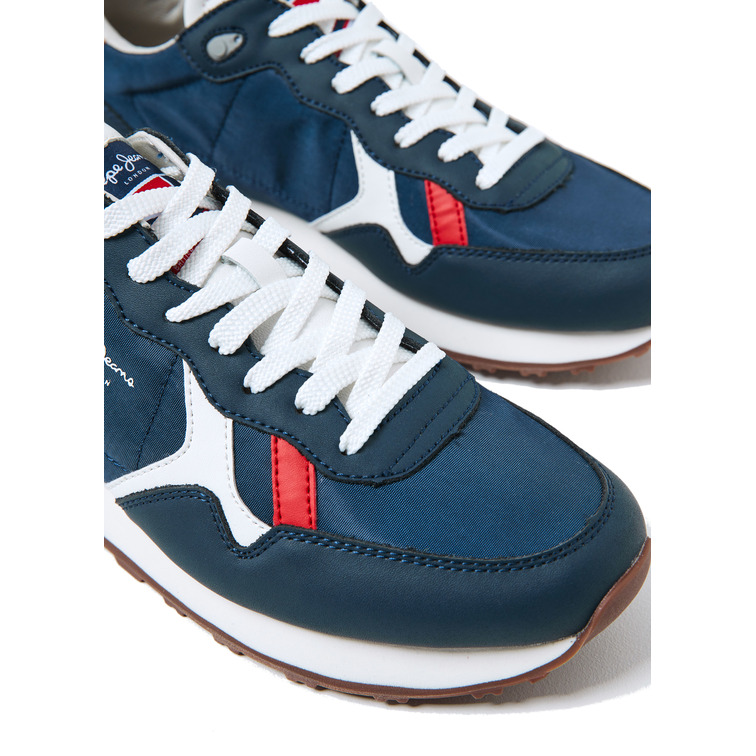sneakers rétro homme pepe jeans britt man