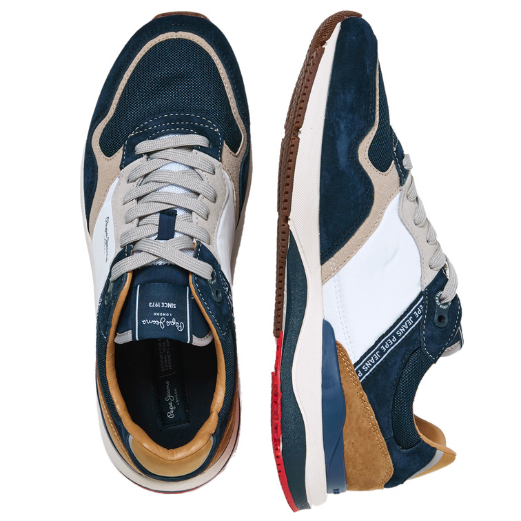 baskets combinées homme pepe jeans london pro
