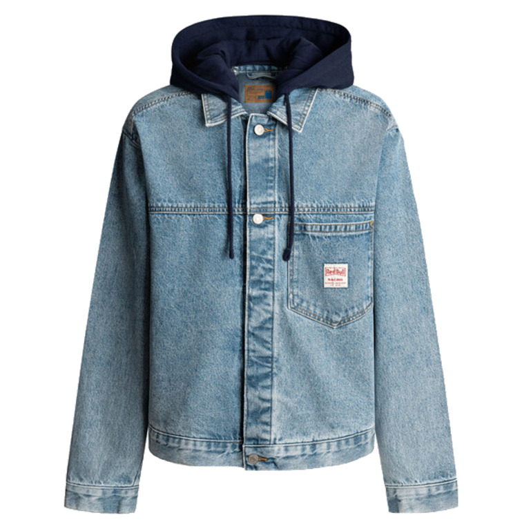 cazadora homme  pepe jeans hooded denim jacket