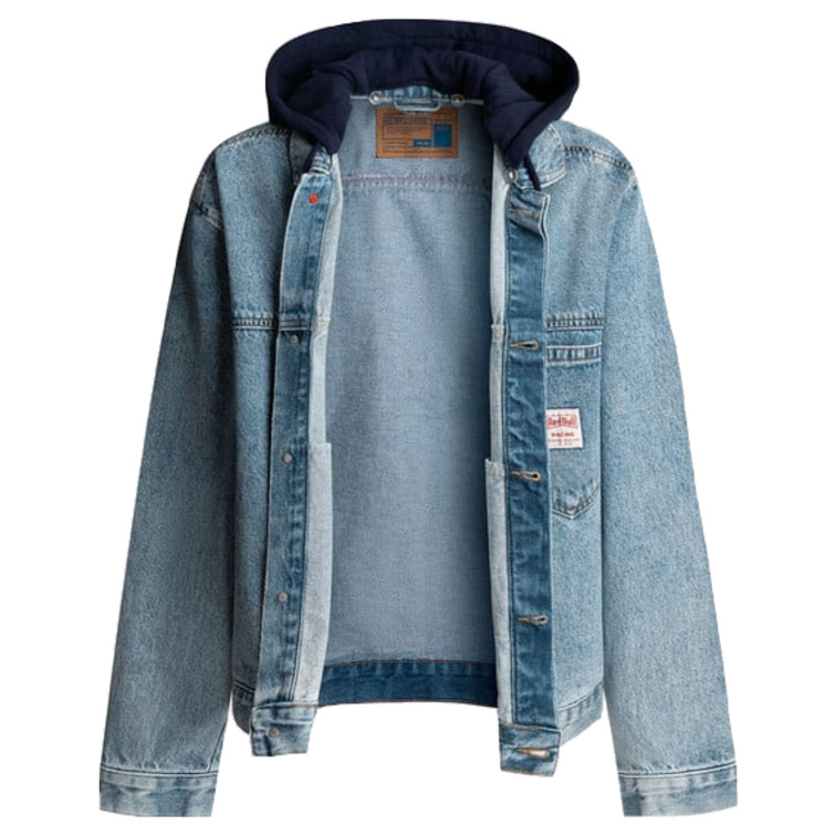 cazadora homme  pepe jeans hooded denim jacket