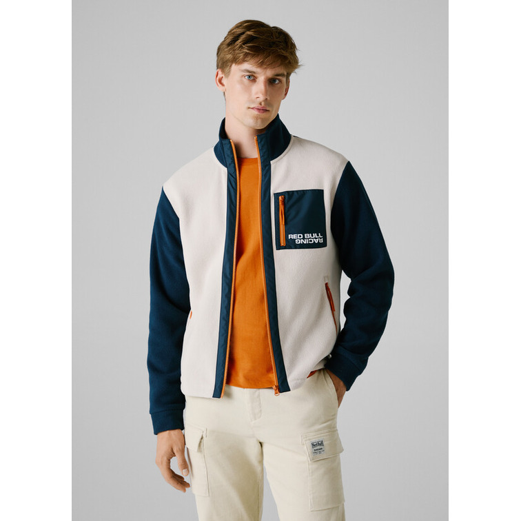 cazadora homme  pepe jeans colour block fleece