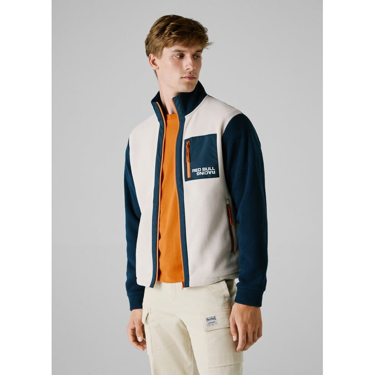 cazadora homme  pepe jeans colour block fleece
