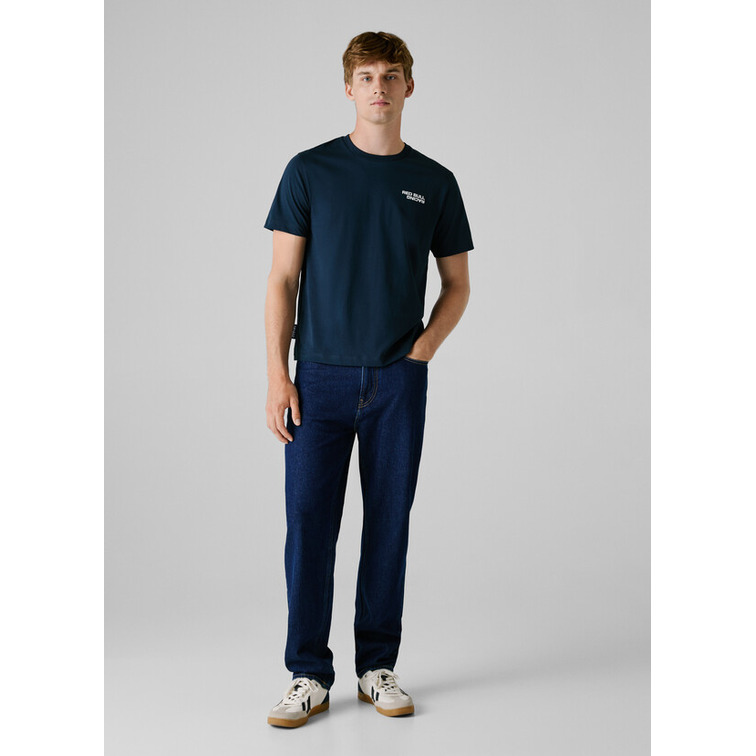 t-shirt homme  pepe jeans reflect logo tee