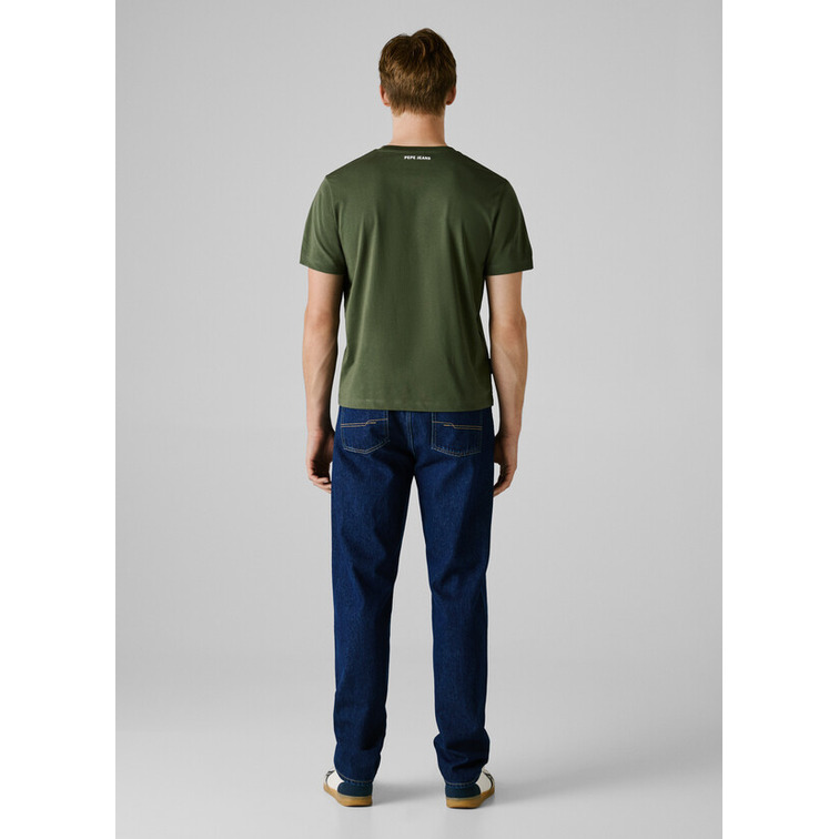 t-shirt homme  pepe jeans reflect logo tee