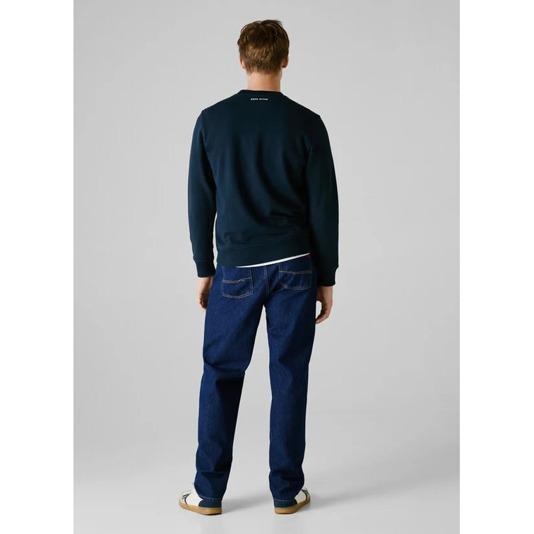 sweat-shirt homme  pepe jeans reflect logo crew