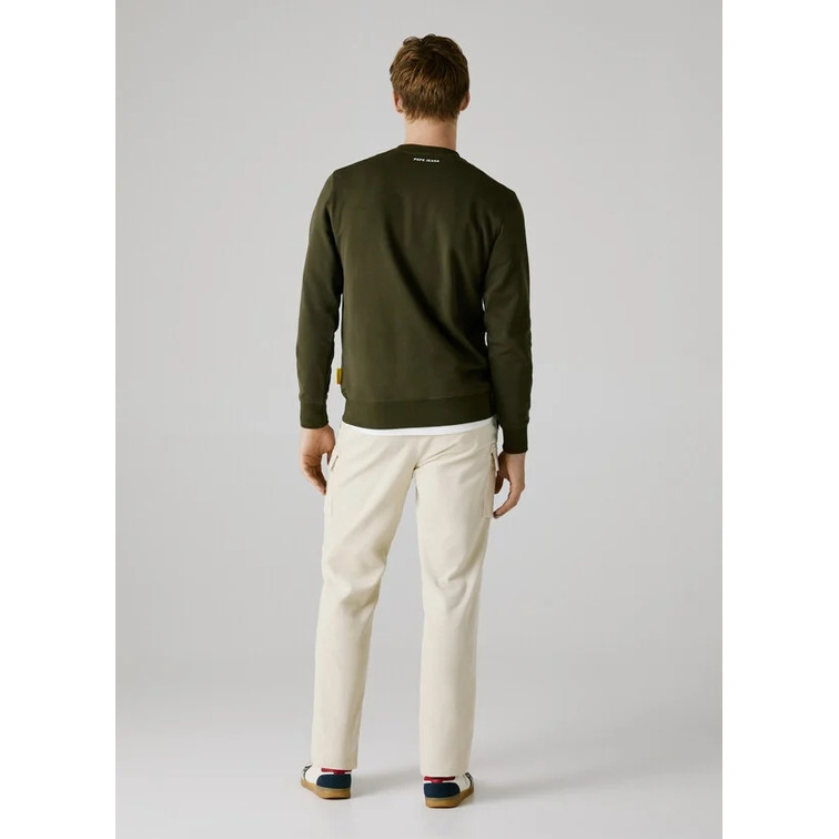 sweat-shirt homme  pepe jeans reflect logo crew