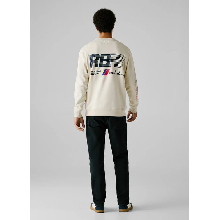 sweat-shirt homme  pepe jeans rbr motion logo crew