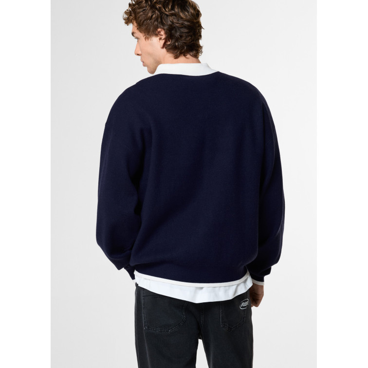 maillot homme  pepe jeans gear pôle knit