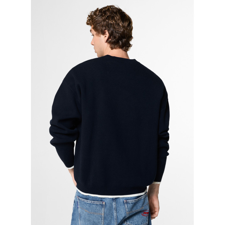 maillot homme  pepe jeans rbr crew knit