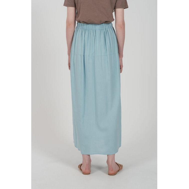 robe femme  yes zee gonnellone in misto lino, bott