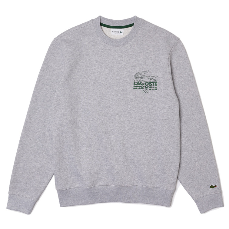 sweatshirt à col rond homme lacoste