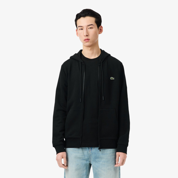 sweat-shirt homme  lacoste sweatshirt a capuche zip homme