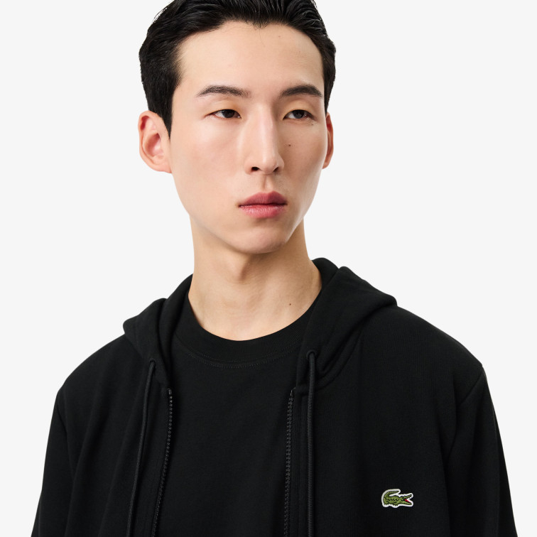 sweat-shirt homme  lacoste sweatshirt a capuche zip homme