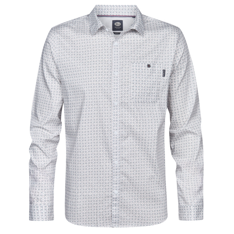 chemise homme  petrol industries men shirt long sleeve aop