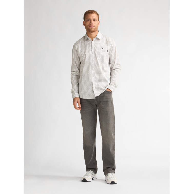 chemise homme  petrol industries men shirt long sleeve aop