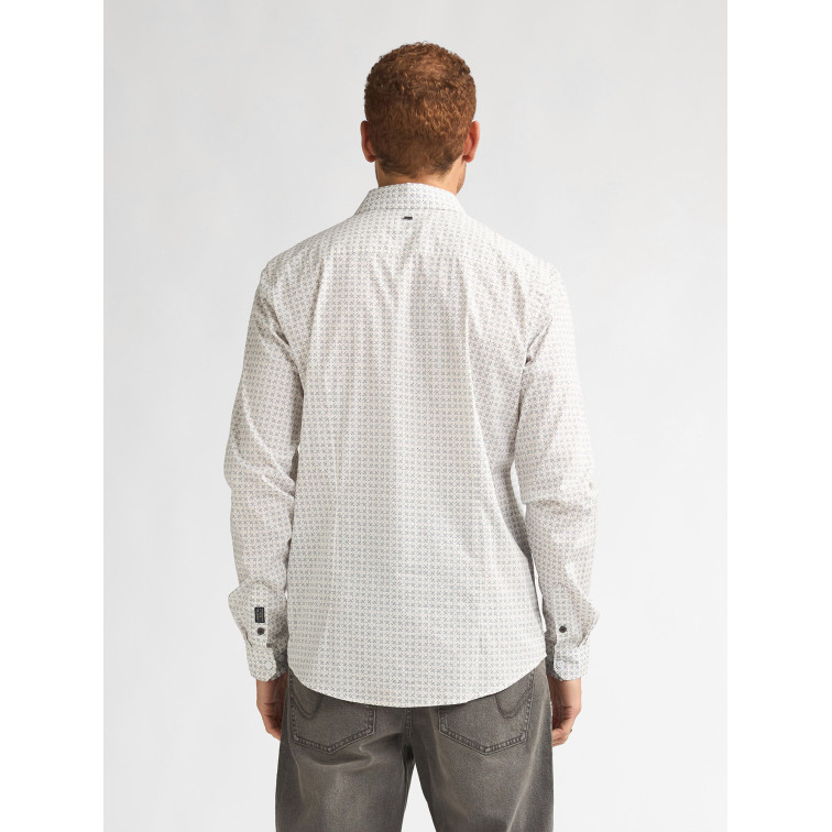 chemise homme  petrol industries men shirt long sleeve aop