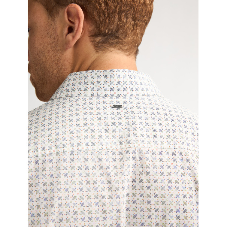 chemise homme  petrol industries men shirt long sleeve aop