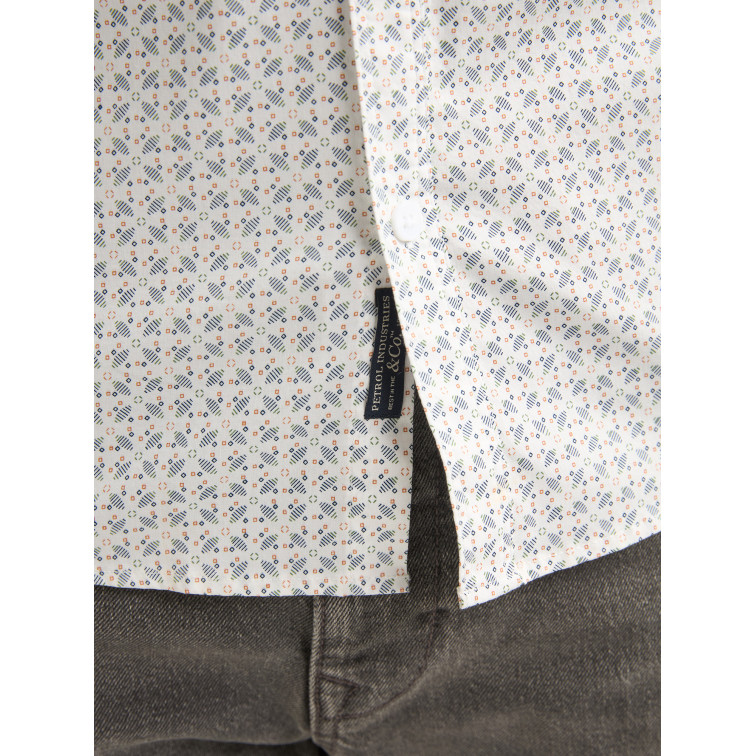 chemise homme  petrol industries men shirt long sleeve aop