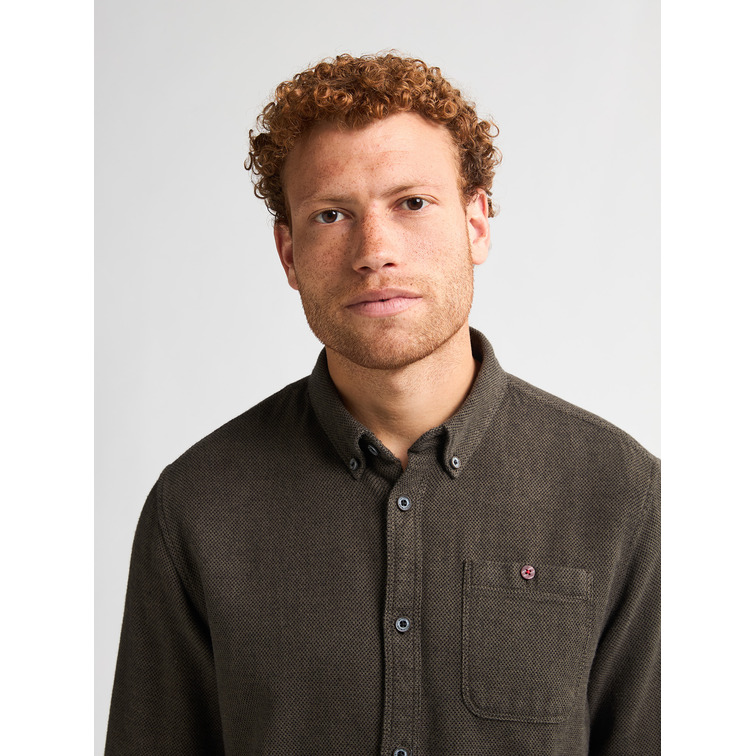 chemise homme  petrol industries men shirt long sleeve uni