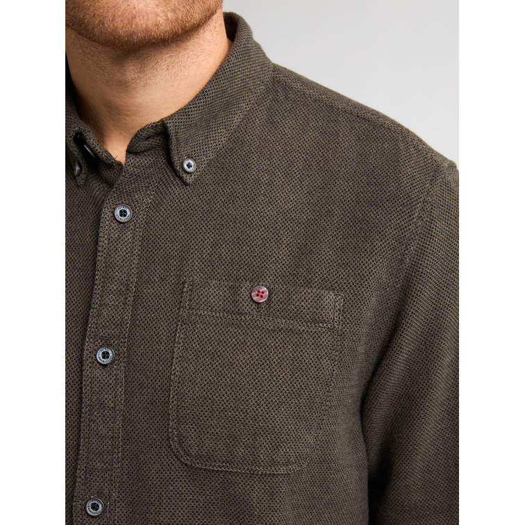 chemise homme  petrol industries men shirt long sleeve uni