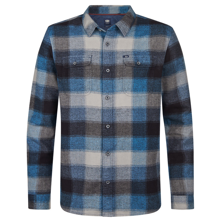 chemise homme  petrol industries men shirt long sleeve check