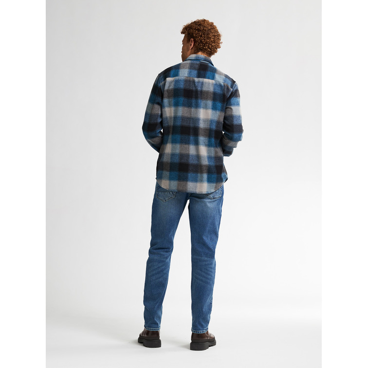 chemise homme  petrol industries men shirt long sleeve check
