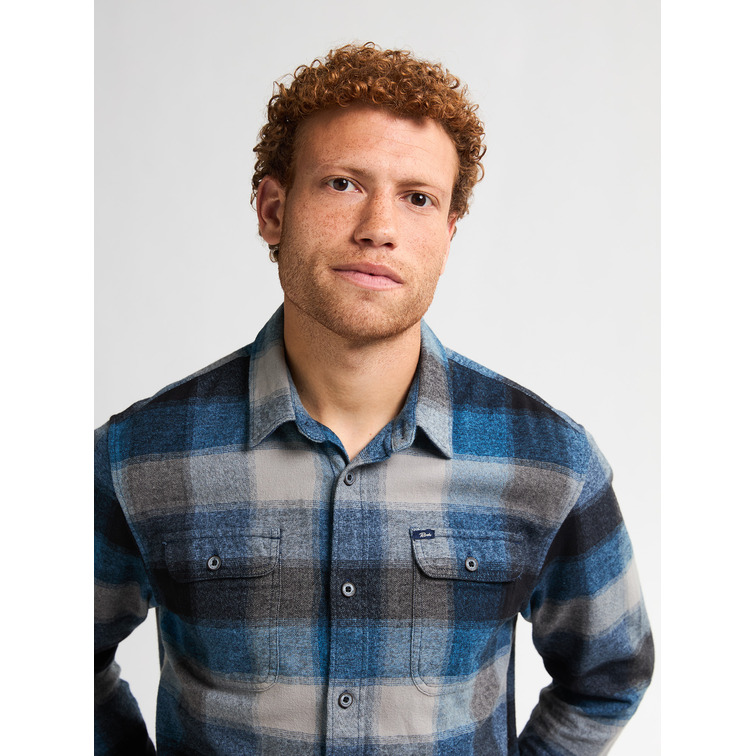 chemise homme  petrol industries men shirt long sleeve check