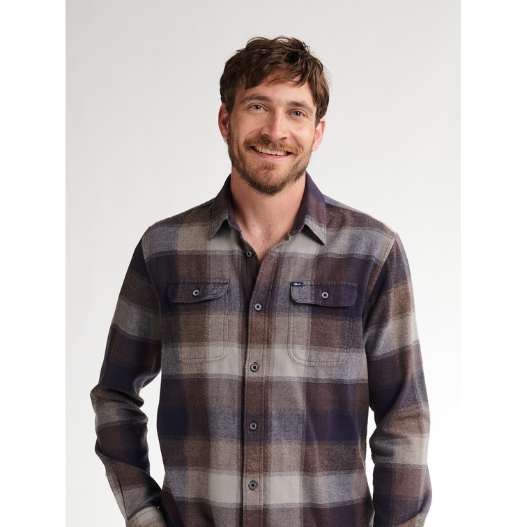 chemise homme  petrol industries men shirt long sleeve check