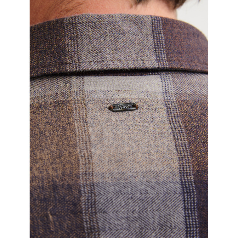 chemise homme  petrol industries men shirt long sleeve check