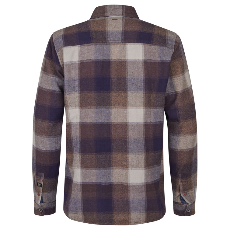 chemise homme  petrol industries men shirt long sleeve check