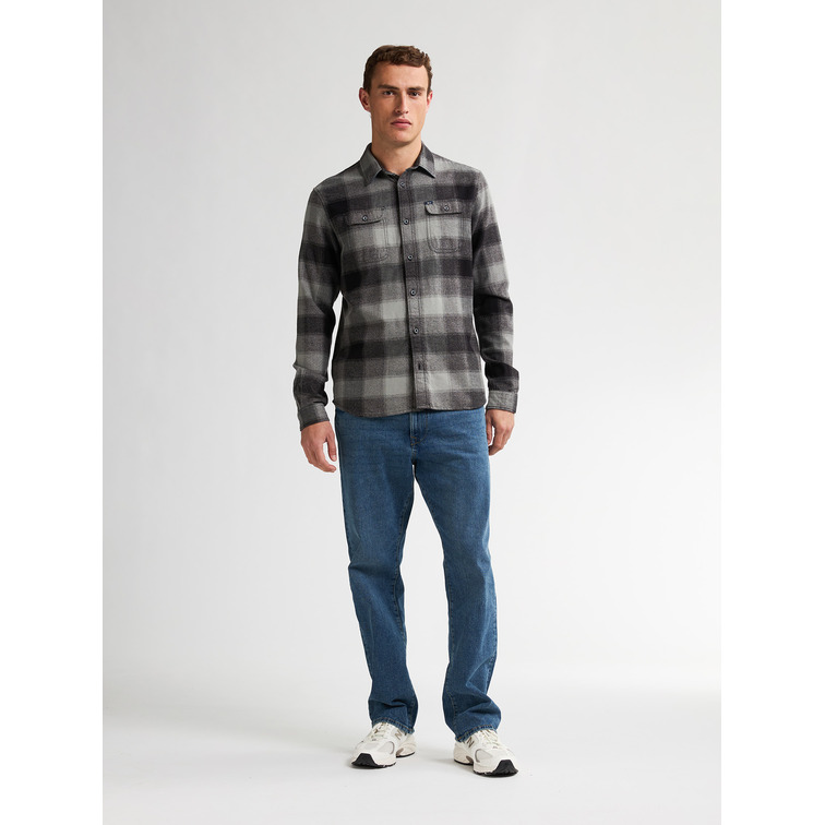 chemise homme  petrol industries men shirt long sleeve check