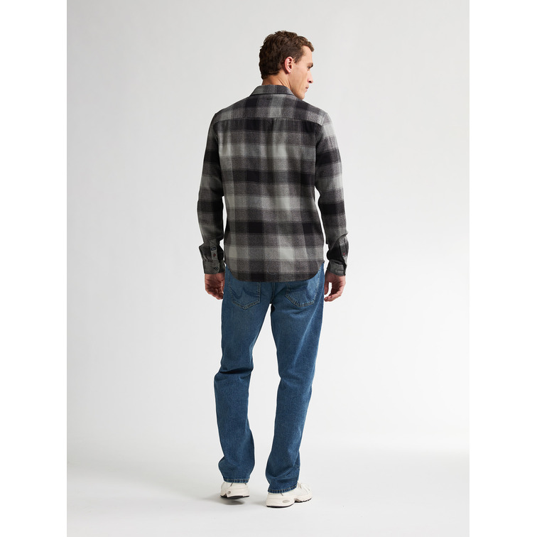 chemise homme  petrol industries men shirt long sleeve check