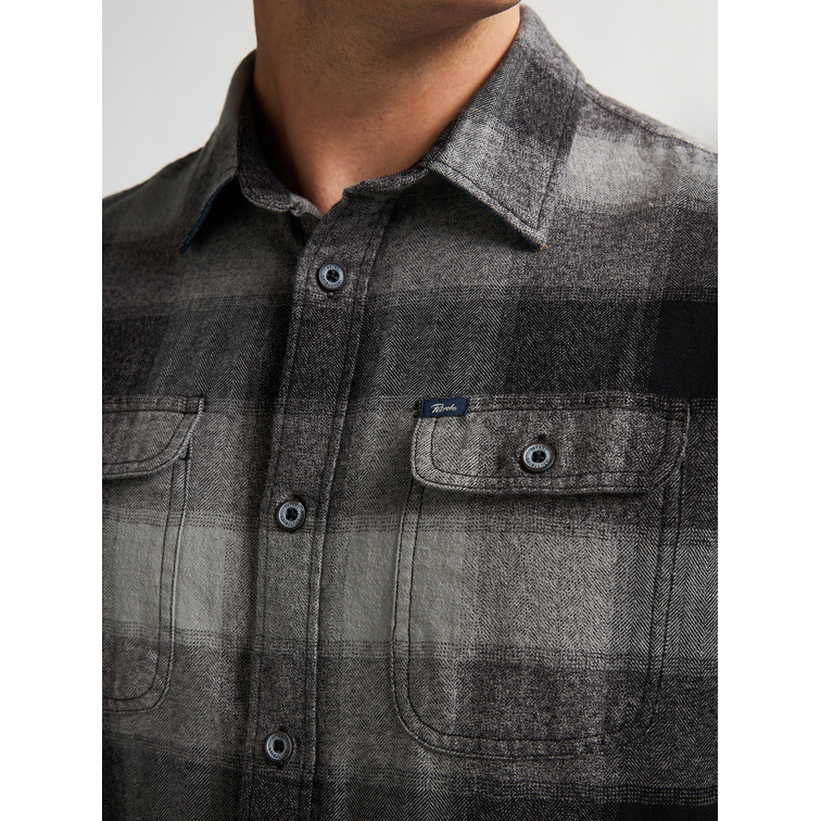 chemise homme  petrol industries men shirt long sleeve check
