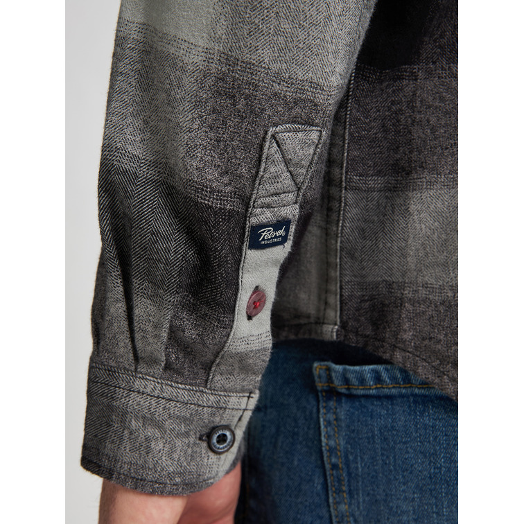 chemise homme  petrol industries men shirt long sleeve check