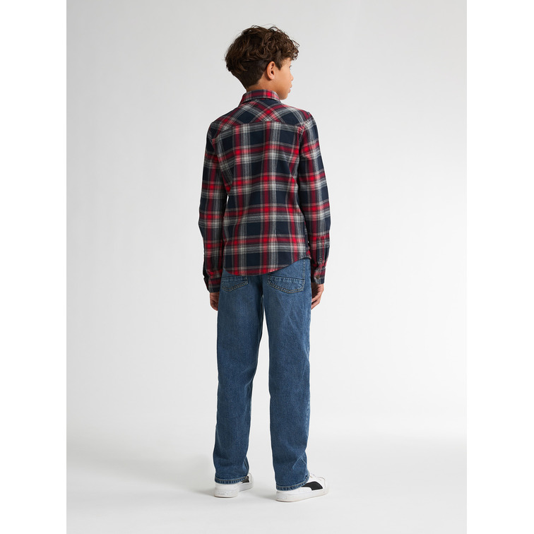 chemise garçon  petrol industries boys shirt long sleeve check