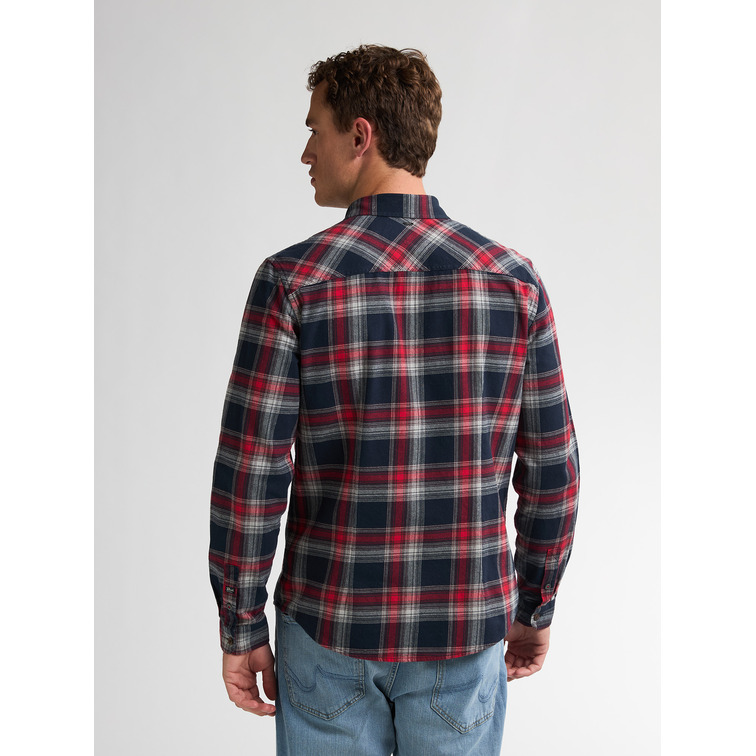 chemise homme  petrol industries men shirt long sleeve check
