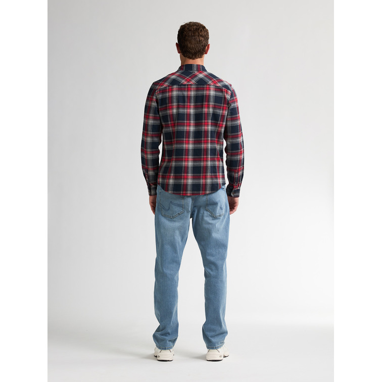 chemise homme  petrol industries men shirt long sleeve check
