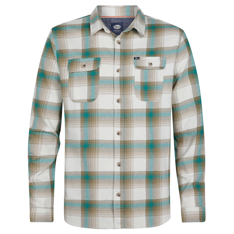 chemise homme  petrol industries men shirt long sleeve check