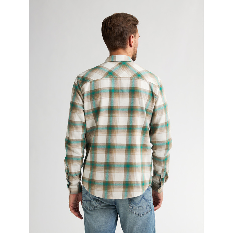chemise homme  petrol industries men shirt long sleeve check