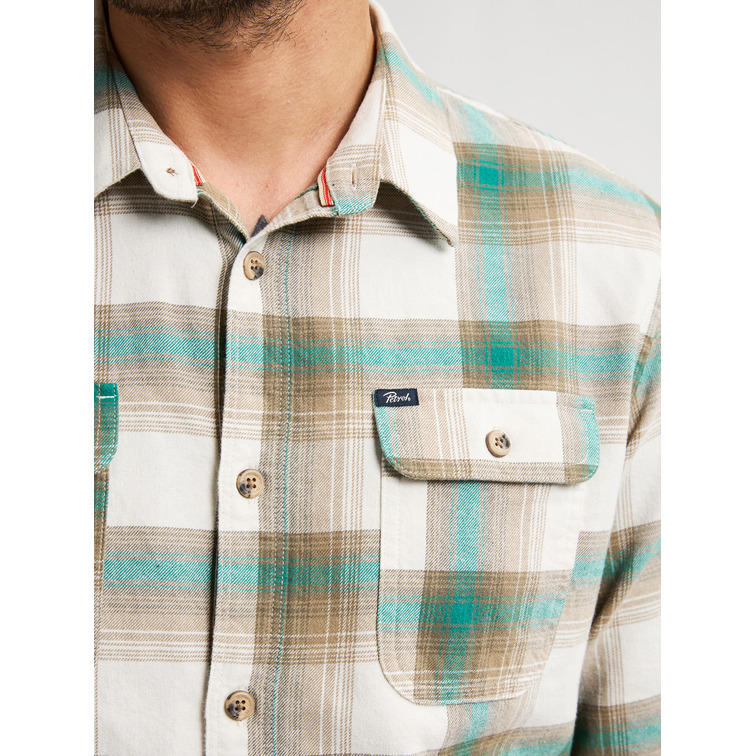chemise homme  petrol industries men shirt long sleeve check