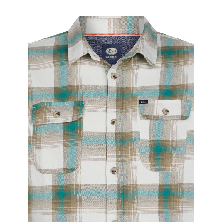 chemise homme  petrol industries men shirt long sleeve check