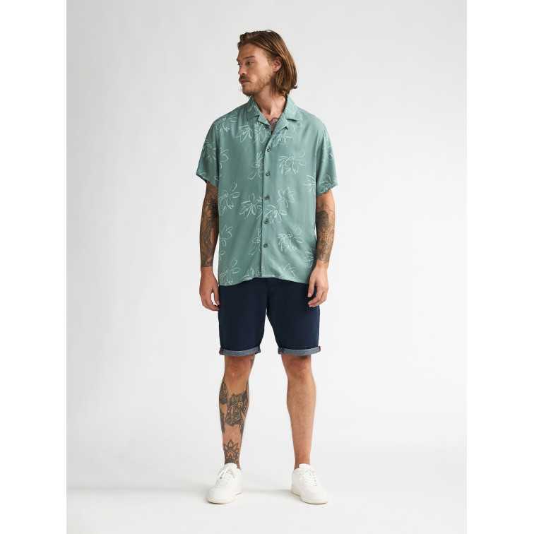 chemise homme  petrol industries men shirt short sleeve aop