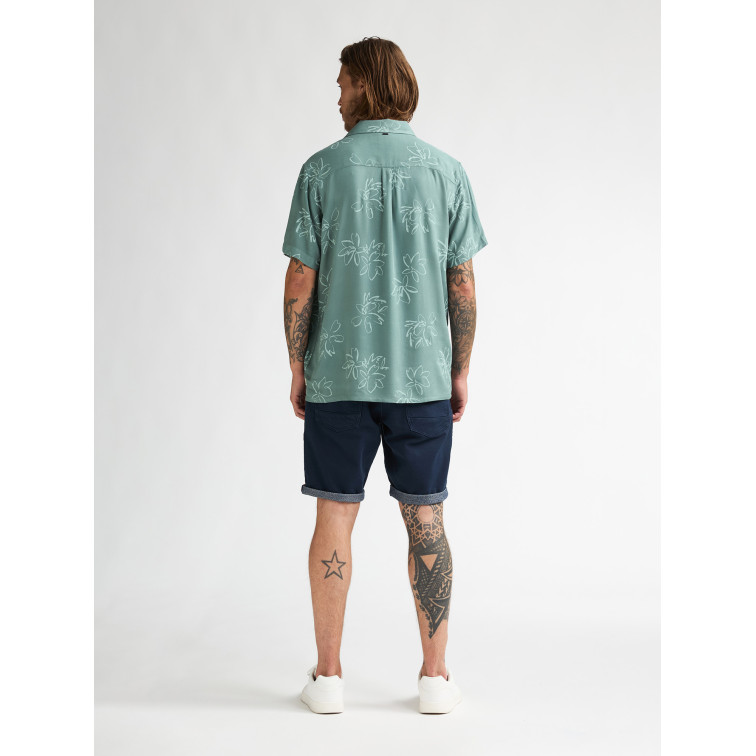 chemise homme  petrol industries men shirt short sleeve aop