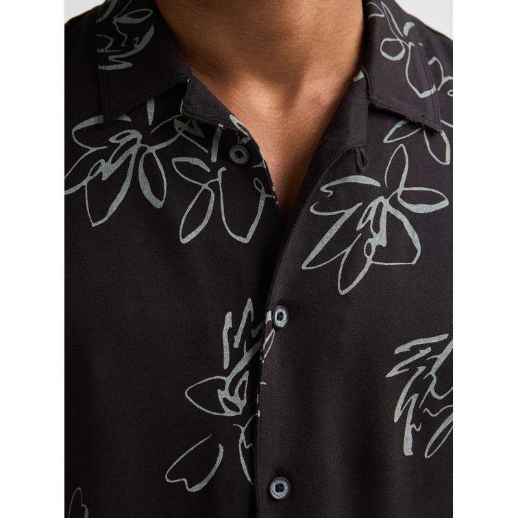 chemise homme  petrol industries men shirt short sleeve aop